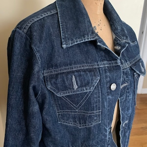 1990s Denim Workwear Jacket image 2