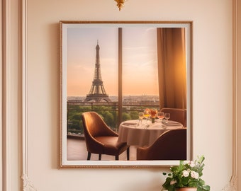 Iconic Elegance: Fine Dining Overlooking the Eiffel Tower