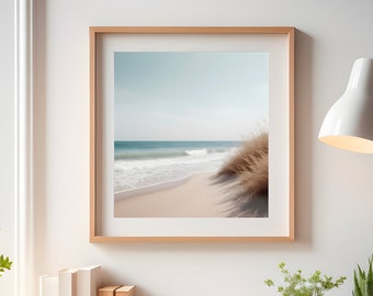 Nomadic Vibes: Boho Art Prints Collection. Beach and sand