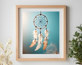 Whispers of the Wind: A Boho Minimalist Dream Catcher