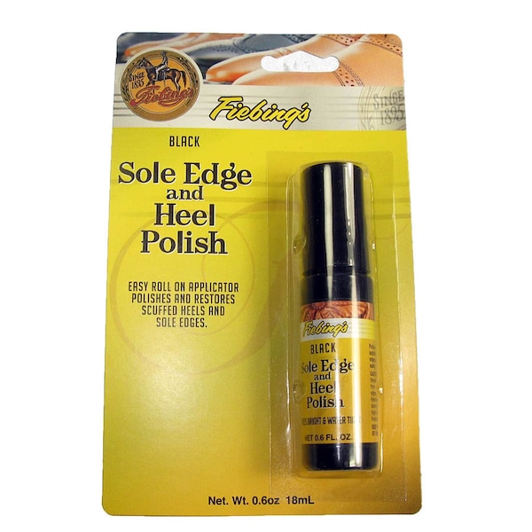 Fiebing's Sole Edge and Heel Polish - Black and Brown