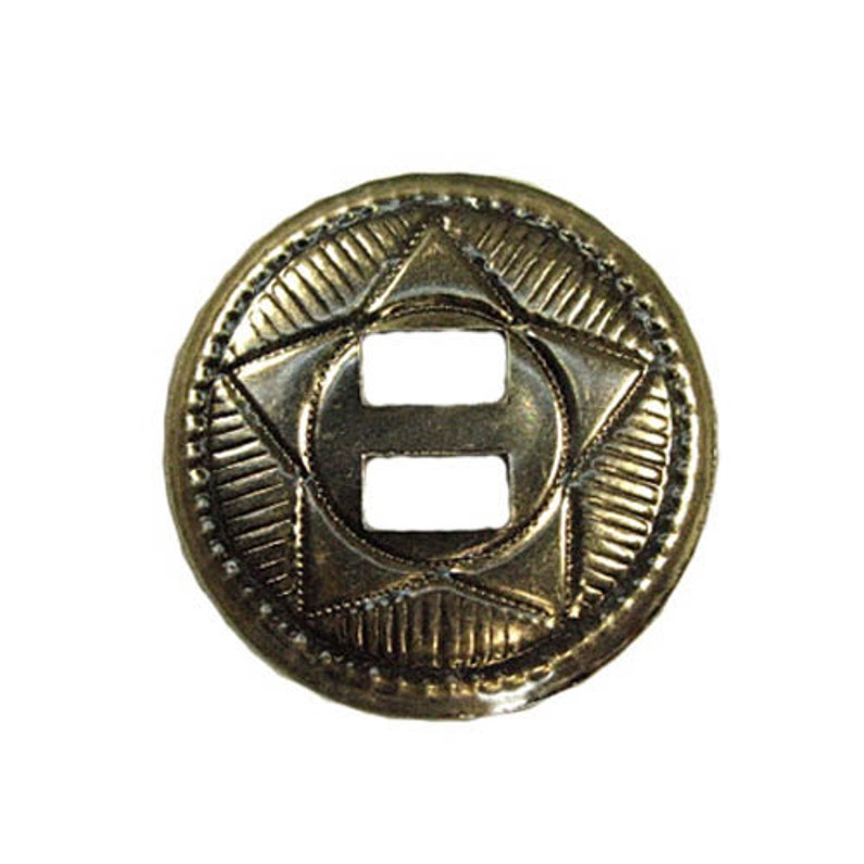 Craft NEW 30 1 3//8/" Silver Star Conchos Slotted Costumes