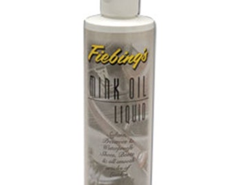 Fiebing's Mink Oil Liquid 8oz Leather Treatment