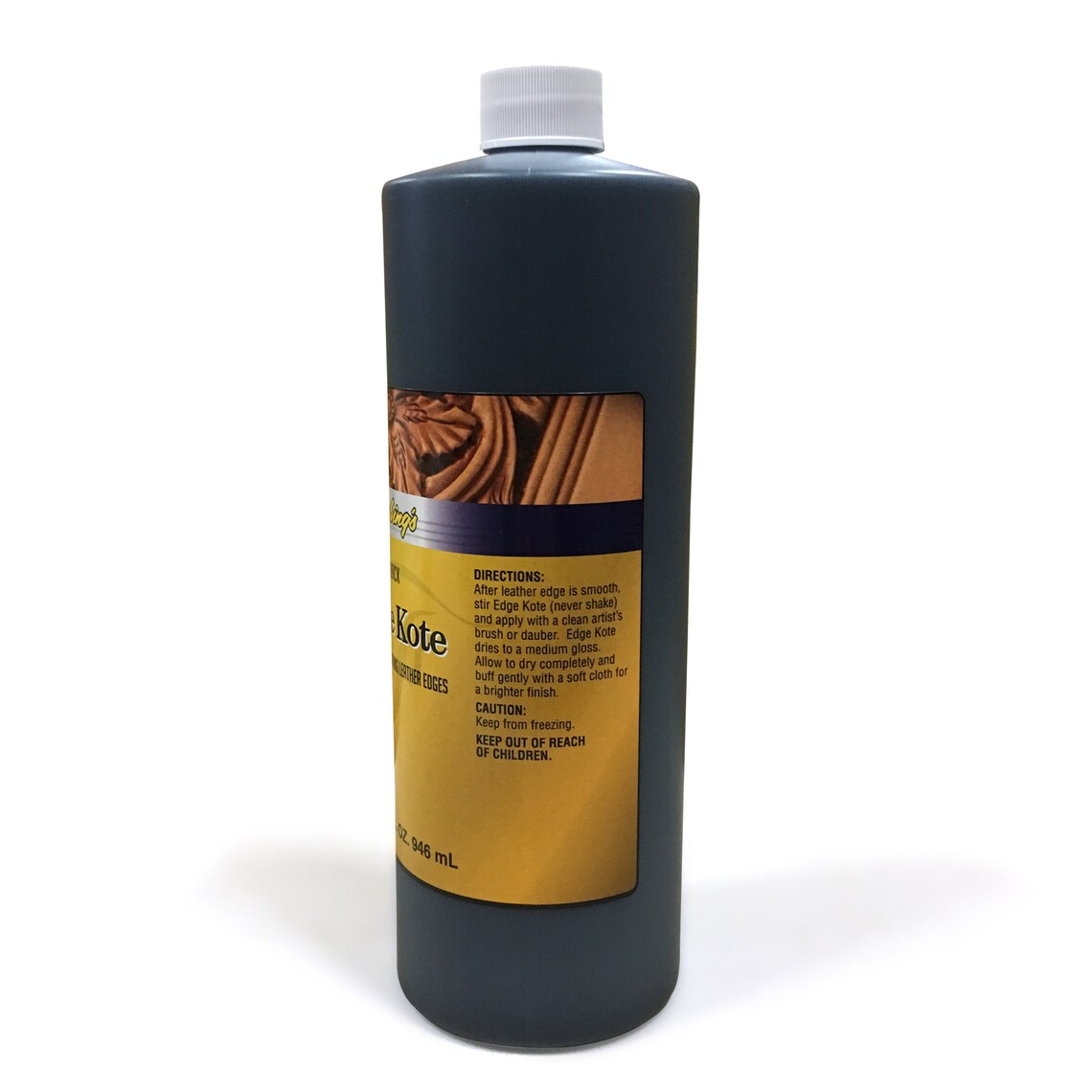 Fiebing's Edge Kote Black 32 Oz - Etsy