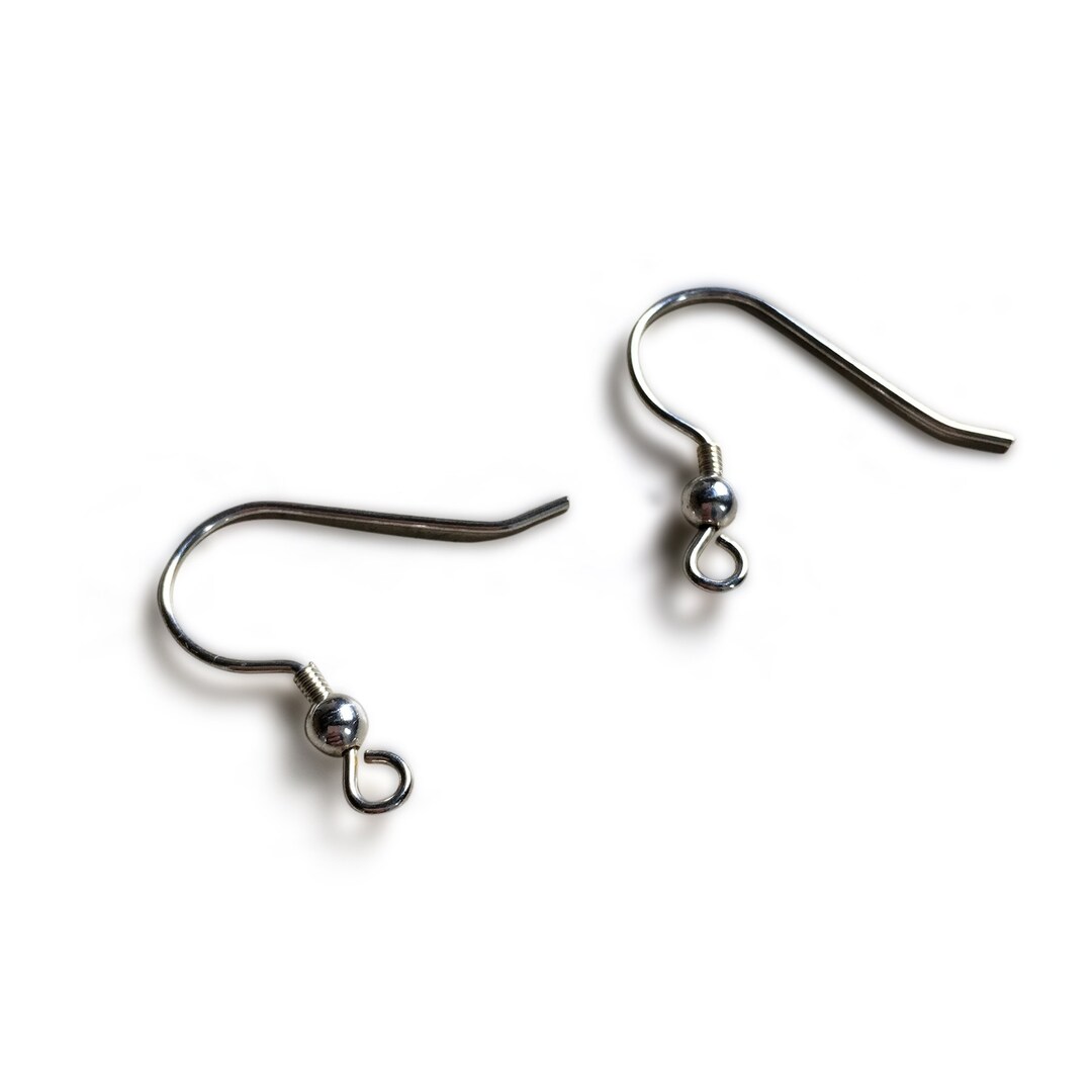 Sterling Silver .925 Earwire .028 Earring Hardware 10 Pack 5 Pairs Etsy
