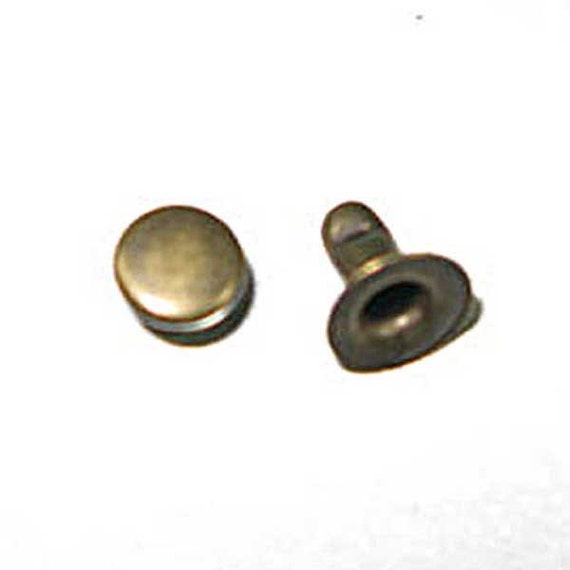 Rapid Rivets Small 5.5mm Cap 7mm Post Nickel