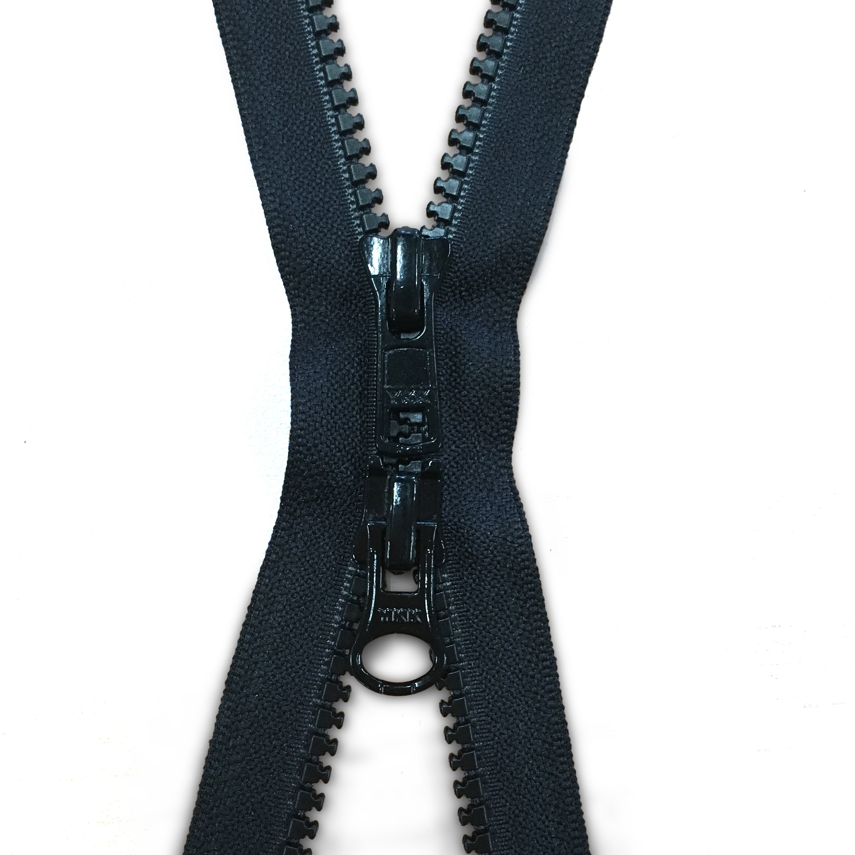 YKK 5VS Vislon 2way Open Zipper Black Etsy Canada