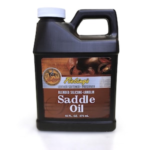 Fiebings Silicone-Lanolin Saddle Oil 16 oz Leather Treatments