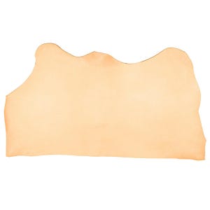 6/7oz Natural Veg Tan Cowhide Tooling Leather Double Shoulder 6 to 7 oz. (2.4 to 2.8 mm)