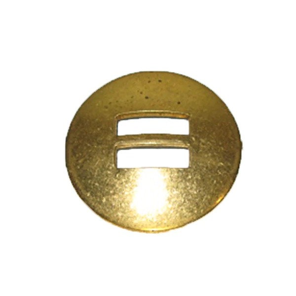 Solid Brass Smooth Slotted Conchos