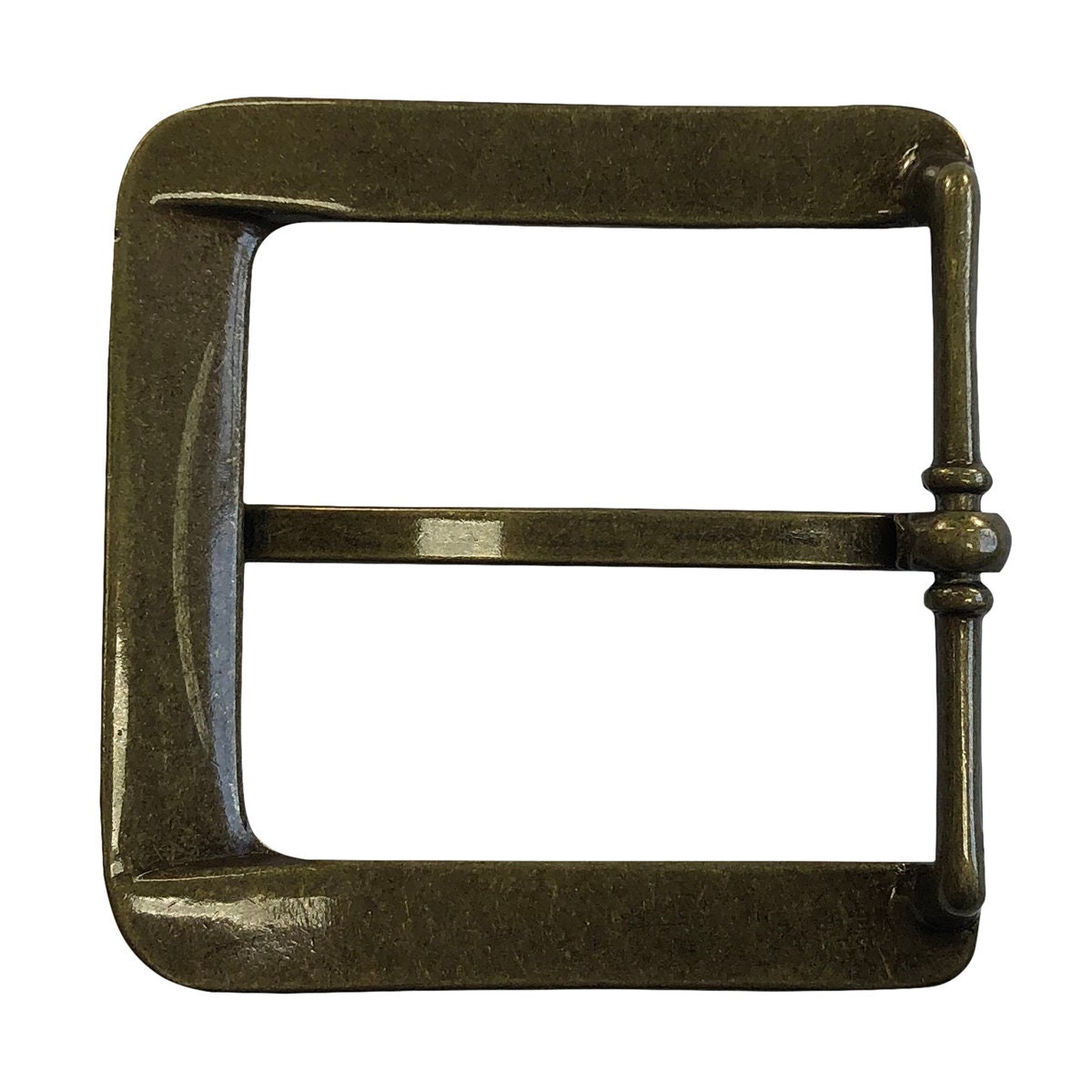 Heel Bar Buckle 1 1 2 38mm Antique Brass Plated Belt Buckle 1550 21