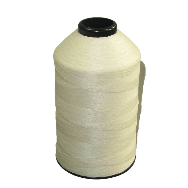 White - Premium Bonded Nylon Sewing Thread #69 Tex 70 8oz 3000 yards