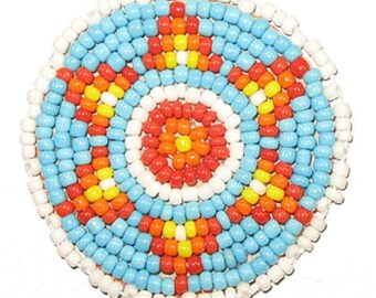rosette bead pattern etsy