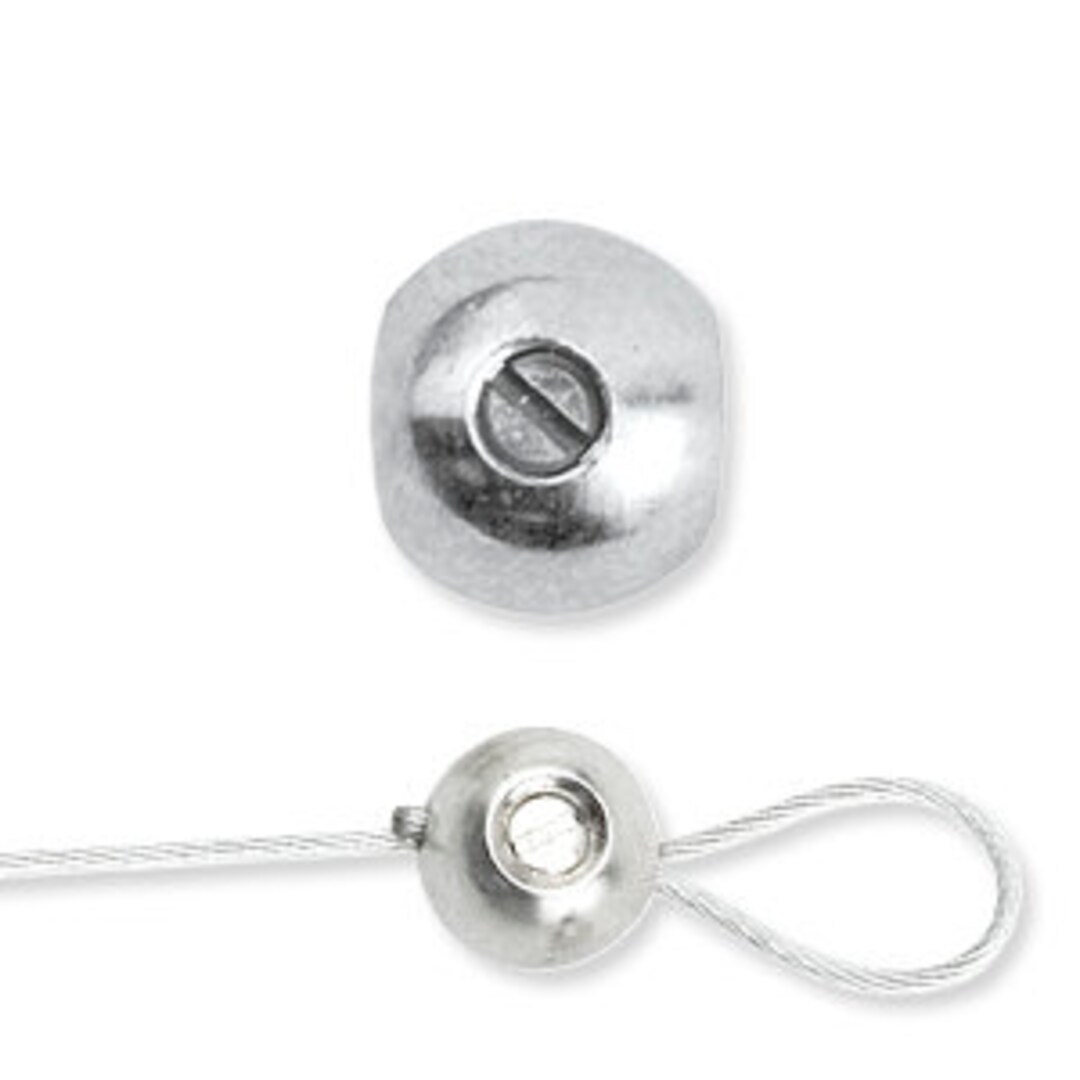 Oval Scrimps Silver Plated 4.5mm Beadalon Jewelry Findings 10pcs