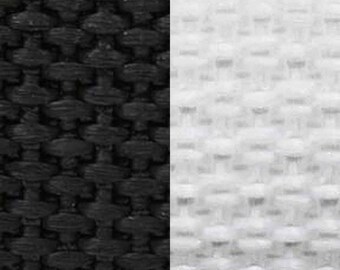 1" Heavy Duty Poly Webbing - Black or White