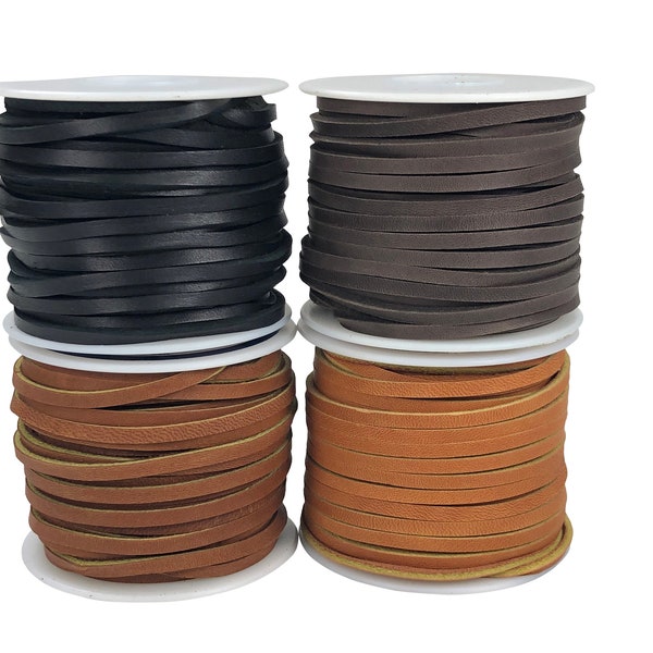 Latigo Lace 1/8" X 50 Feet - 4 Colors Leathercraft Leather Lacing Supply