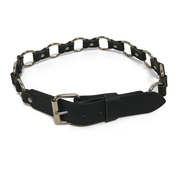1 1 2 Handmade Genuine Solid Buffalo Leather And O Ring Belt