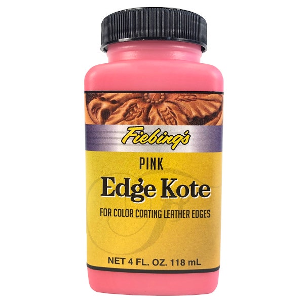 Fiebing's Edge Kote Pink 4 oz Edge Finish