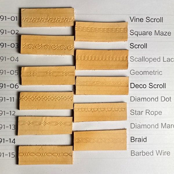 Leather Embossing Roller Etsy