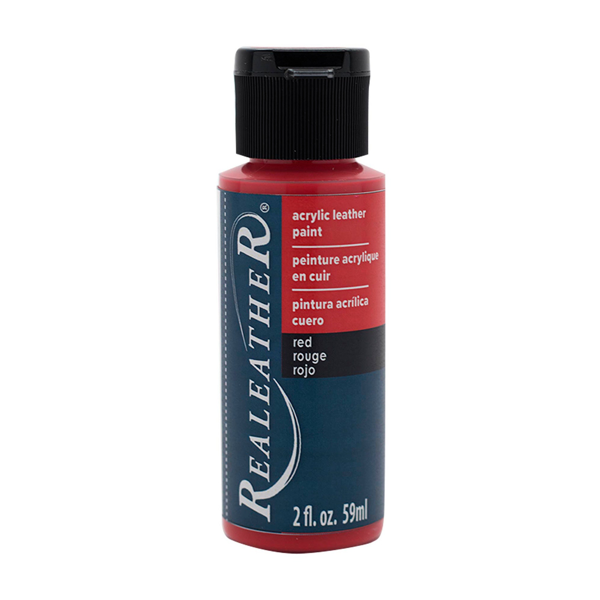 Fiebing's Acrylic Red Leather Paint 2 oz. (59mL)