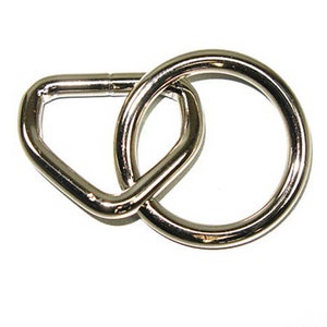 Nickle Plated 3/4" Loop and 1-1/4" Ring Nickel Plated - 1 Pack