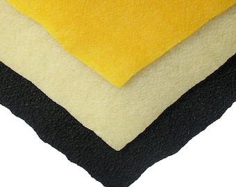 1/4" (6mm) Crepe Rubber - 18" x 20" Sheets - 3 Colors