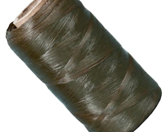 Imitation Sinew Brown Artificial Deer 3 Ply 4 oz Craft and Beading Thread