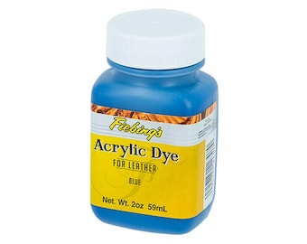 Fiebing's 2oz Acrylic Dye for Leather - 11 Colors