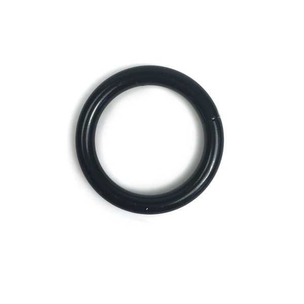 1" O-Ring Black Plated 4.5mm Thick O Rings Leather Craft Hardware 10 Pack