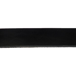 Genuine Vegetable Tanned Leather Strip Belt Blank Black 1-1/4 Tooling ...