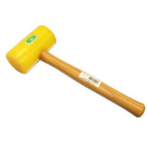 Poly Mallet Leather Craft Tool - Wooden Handle Nylon Lightweight