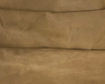 3/4 oz Cowhide Suede Split - Beige