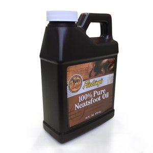 Aceite De Neatsfoot Puro 100% Tandy - 4 Oz / 118 Ml, Para Acondicionar Cuero Y Equipo Exterior