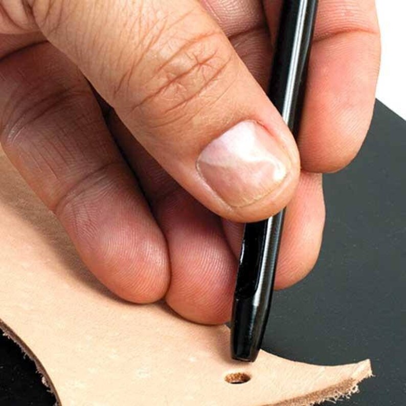 Round Leather Drive Punch Leathercraft Hand Tool 11 Sizes