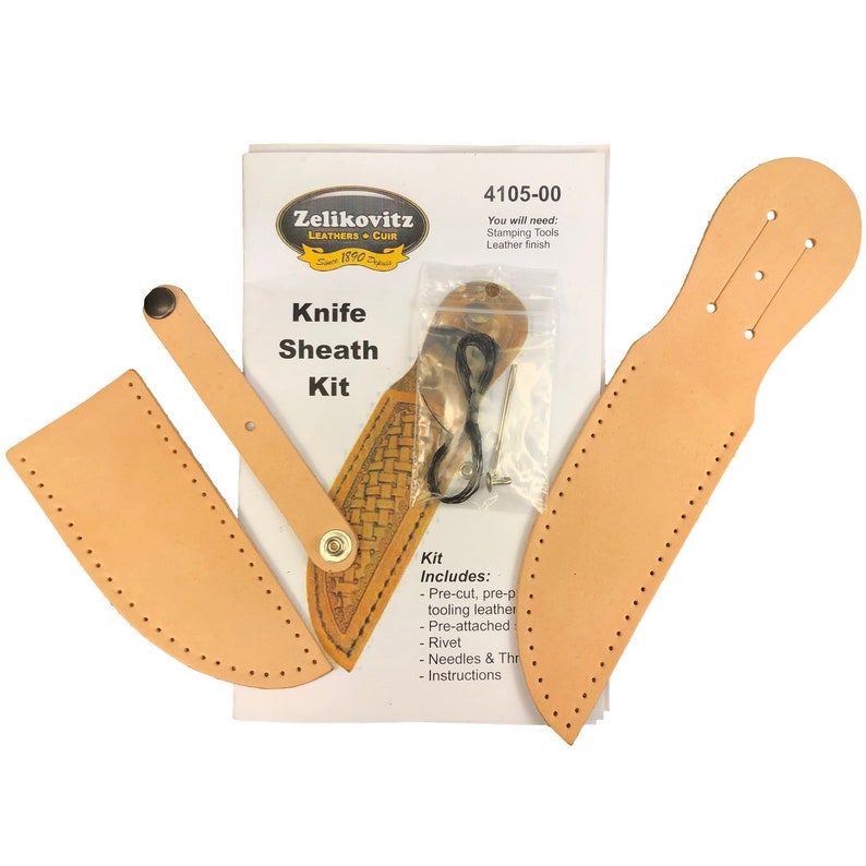 Knife Sheath Kit 410500 DIY Leathercraft Kit Knife Holder Etsy