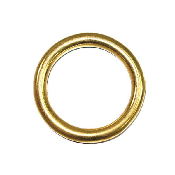 Cast O Ring Solid Brass 1-1/8" Single