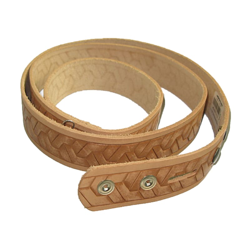 1-12 Embossed Geometirc Weave Belt Blank