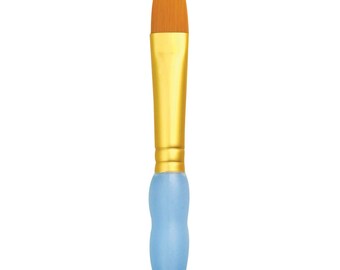 ROYAL PINSEL R9170-10 Crafter's Choice Taklon Filbert Brush, Size 10, Gold