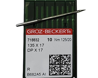 Walking Foot  135x17  Industrial Sewing Needles Size 125/20 10 Pack Groz-Beckert