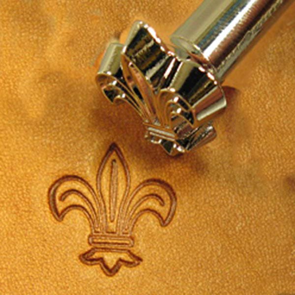 O4 Fleur-De-Lis Leathercraft Stempel