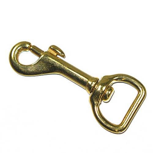 Solid Brass Swivel Eye Bolt Snap Hook Lobster Clasp Clip Spring Strap Belt  Buckle Dog Leash Lanyard Key Chain Purse Bag Tote Chunky Hardware 