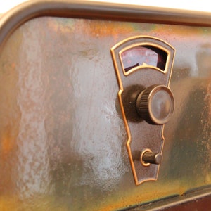 ANTICA RADIO Telefunken 121W Tuberadio Restored German Vintage Am Radio Art Decò.