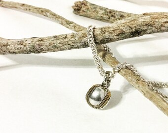 Baseball Pendant Necklace
