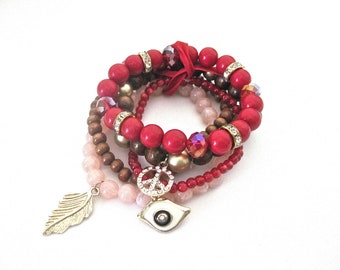 Boho Chic Bracelet. " Sure to be beautifully noticed "