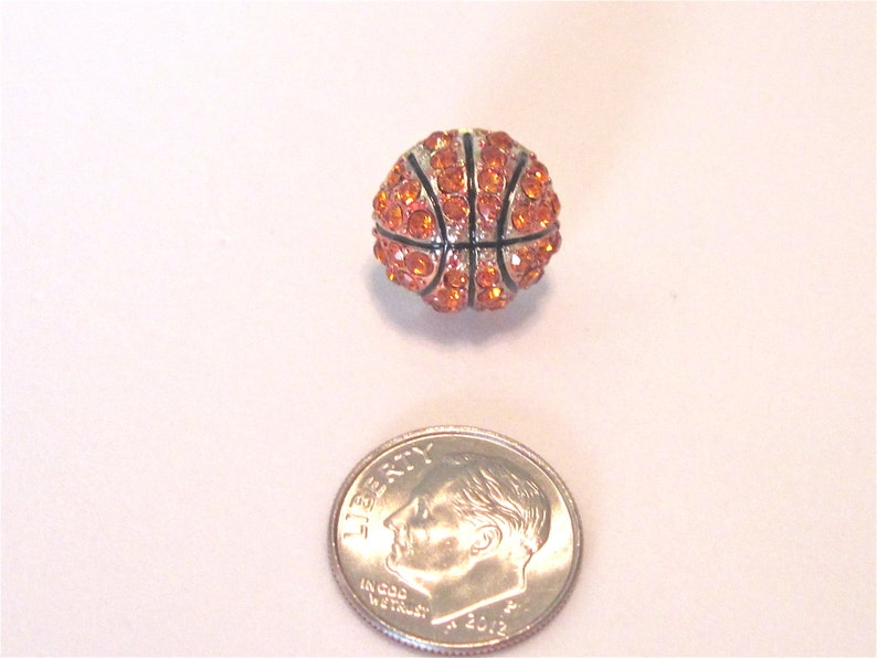 Basketball Rhinestone Earings. - Etsy