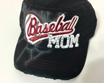 Baseball Mom Cap " Team Spirit "