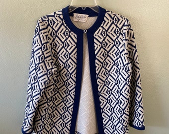 paul brooks original open knit jacket - size medium approx