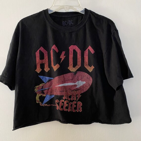 Acdc cropped t shirt - Gem