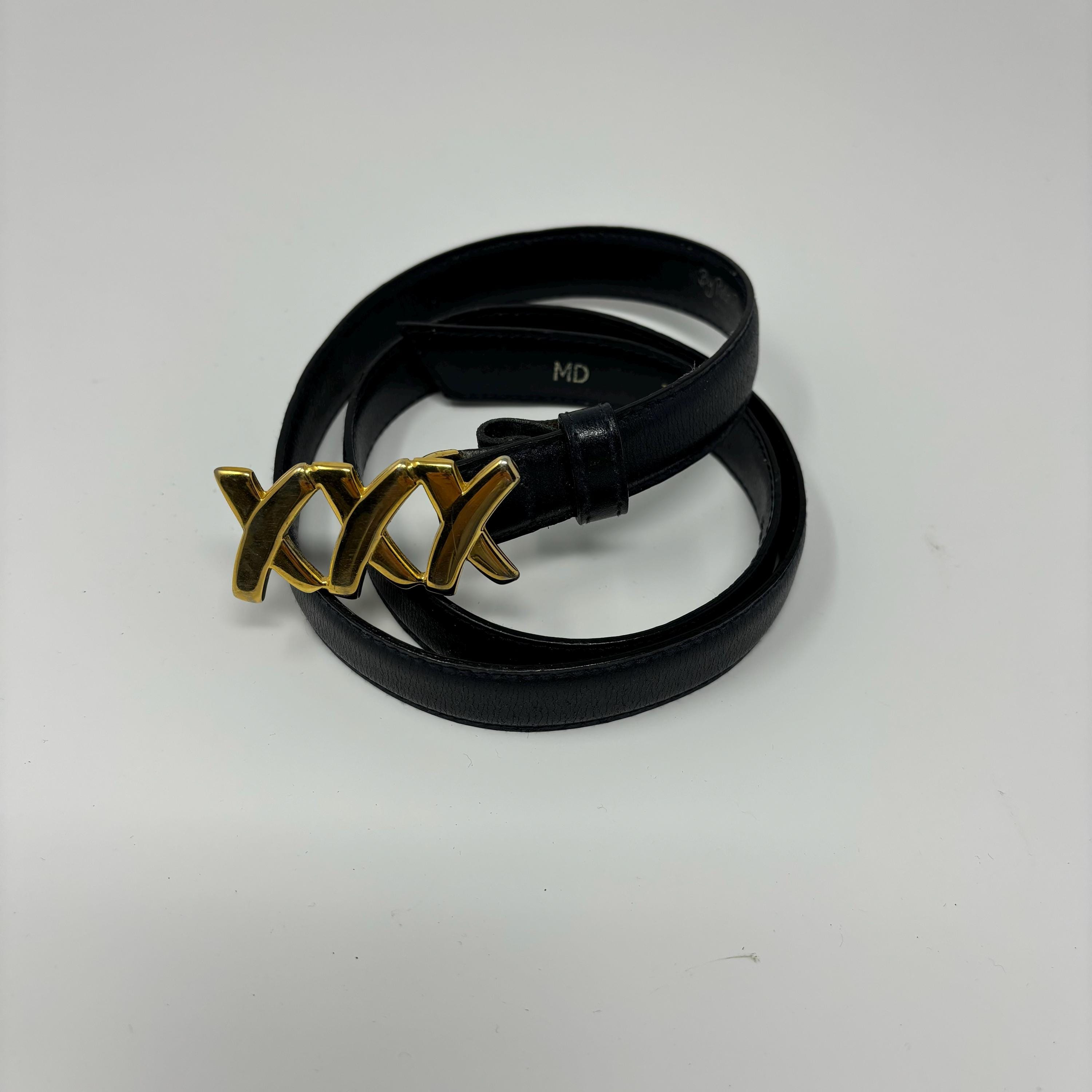Paloma Picasso Brown Leather Belt M/75 Vintage Paloma Picasso Belt - Capsule Auctions main image 2