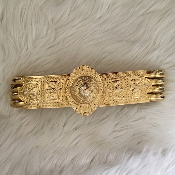 Judith Leiber Stretch Medallion Belt - Size Small / Medium  display picture 1